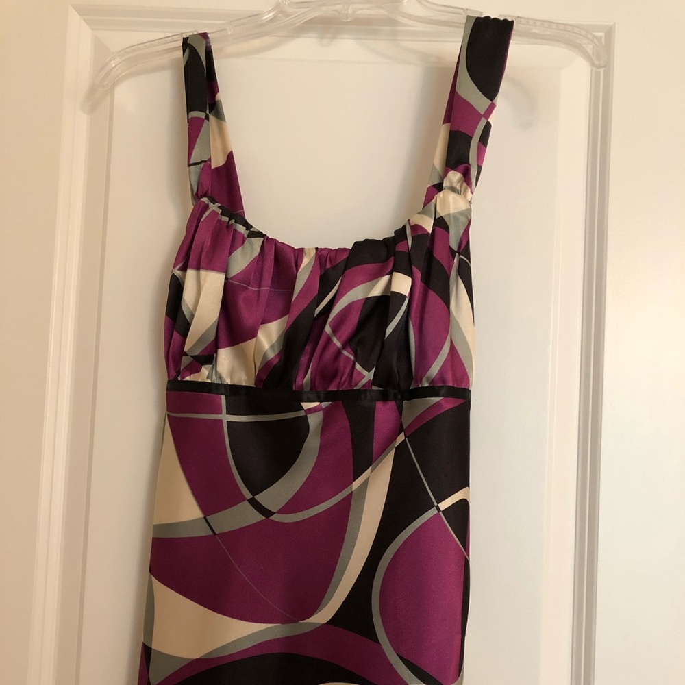 IZ Byer Geometric Shape Tank Blouse